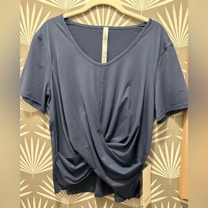 Do The Daily Short Sleeve Shirt Size 10 Navy NWT